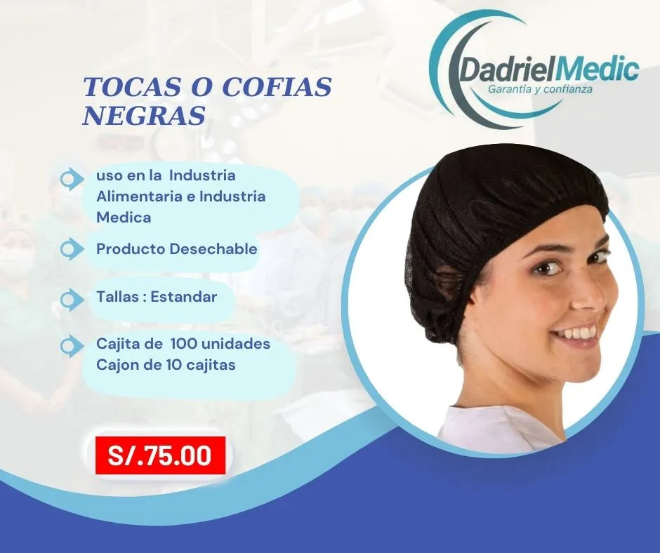 Tocas o cofias negras