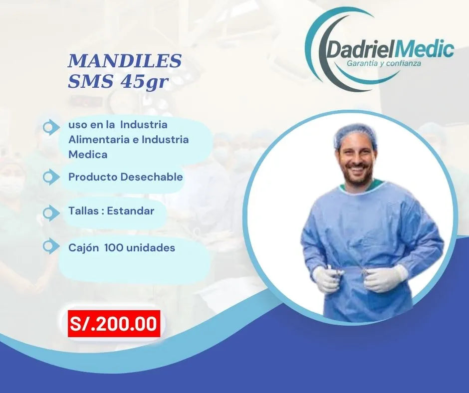 Mandiles SMS descartable