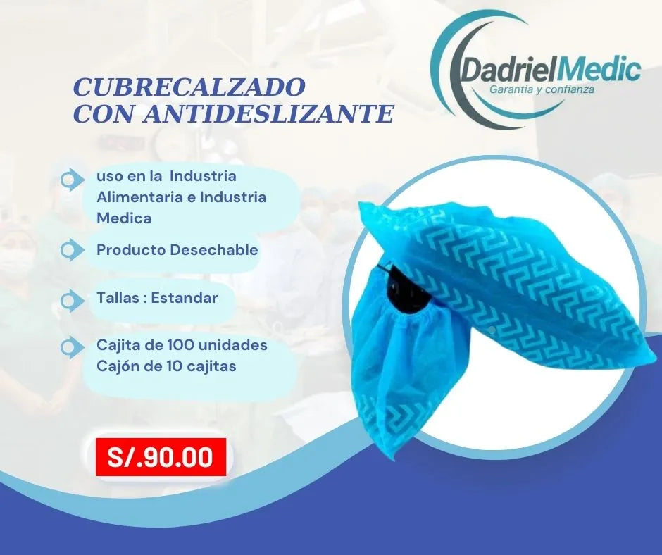 Cubrecalzado con antideslizante