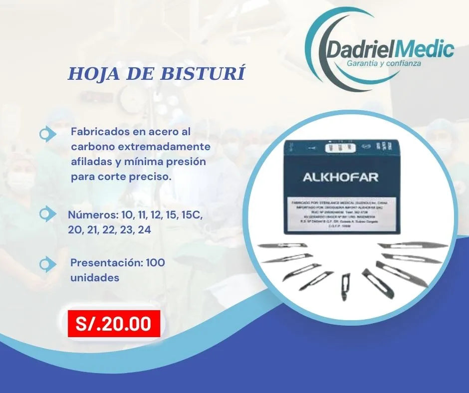 Hoja de Bisturí