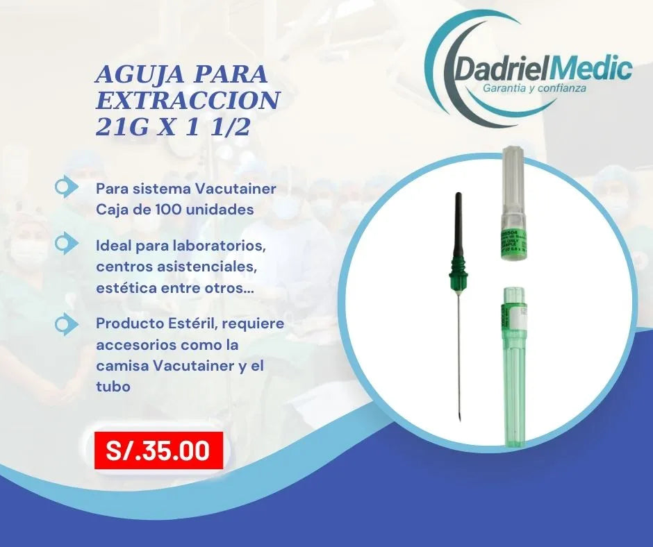 Aguja para extracción