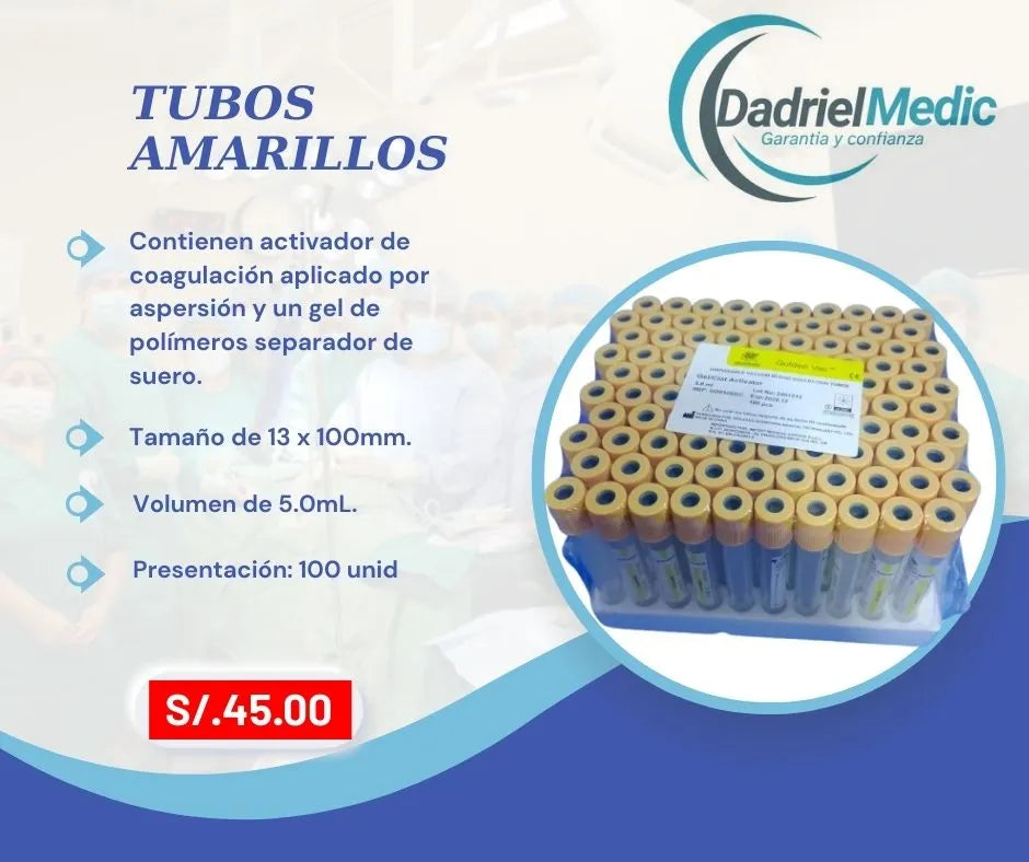 tubos amarillos