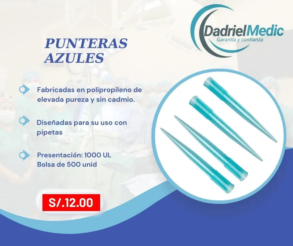 Punteras azules