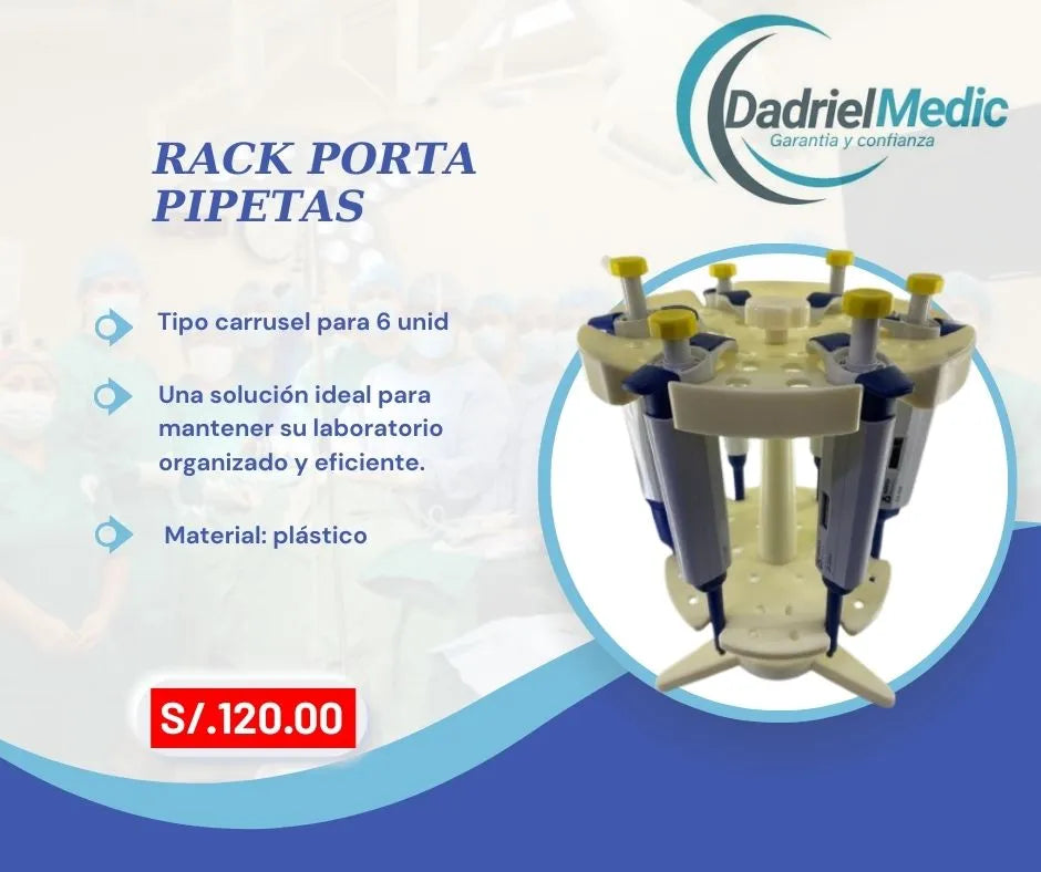 Rack porta pipetas