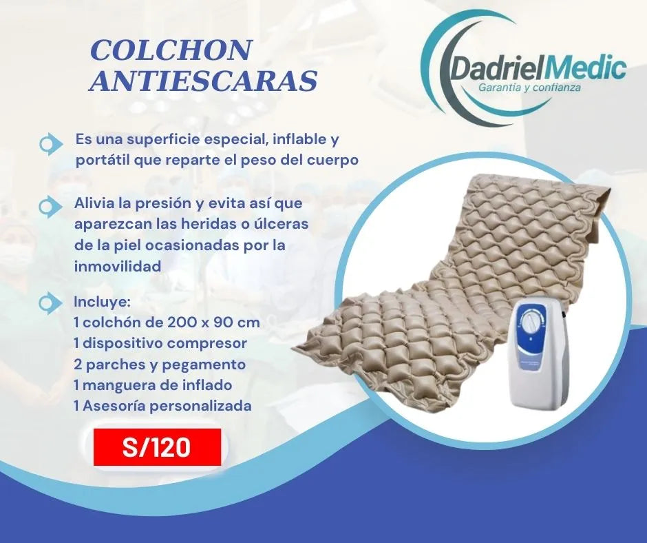 Colchón anti escaras