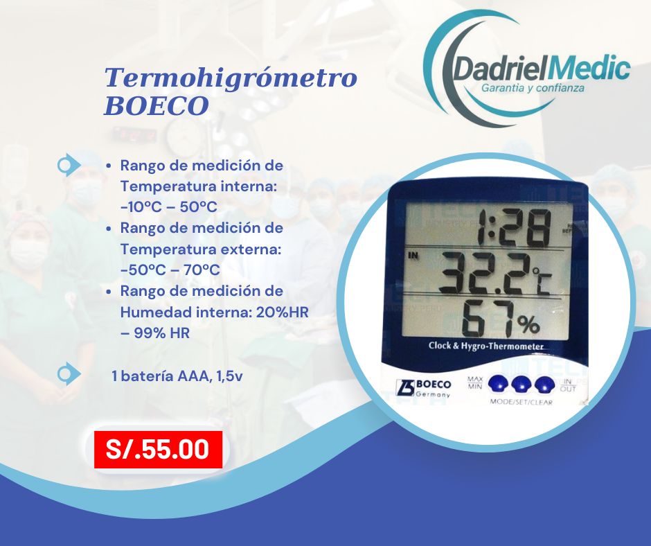 Termohigrómetro Boeco