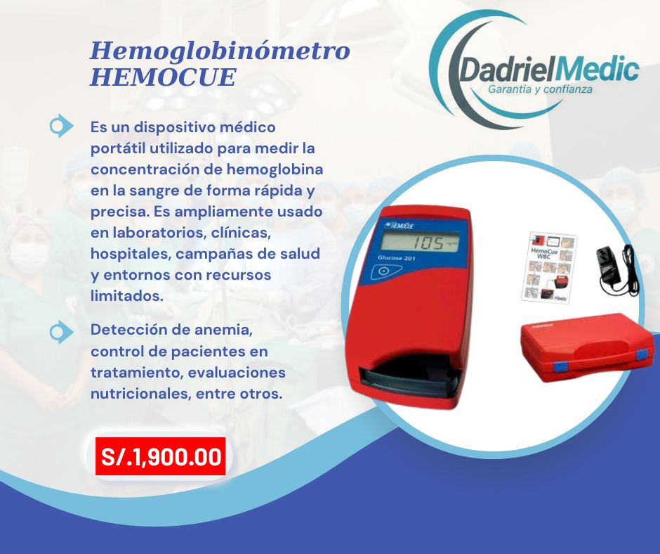 Hemoglobinómetro HEMOCUE